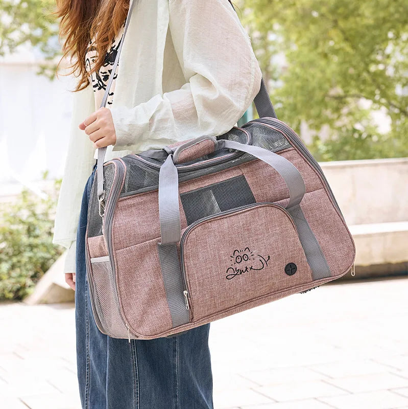 Cat Bag Carriers Outdoor Bag Transporter Portable Handbags Small Foldable Dog Cat Accessories Travel