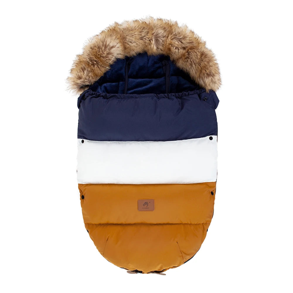 Envelope In Stroller Winter Thicker Socks Removable Fur Collar Windproof Warm Universal Pram