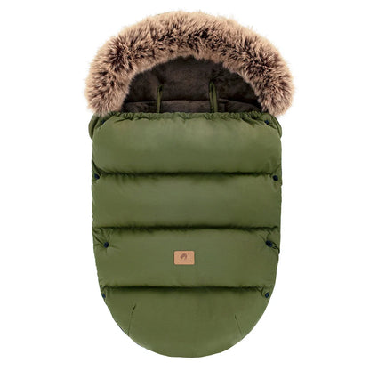 Envelope In Stroller Winter Thicker Socks Removable Fur Collar Windproof Warm Universal Pram