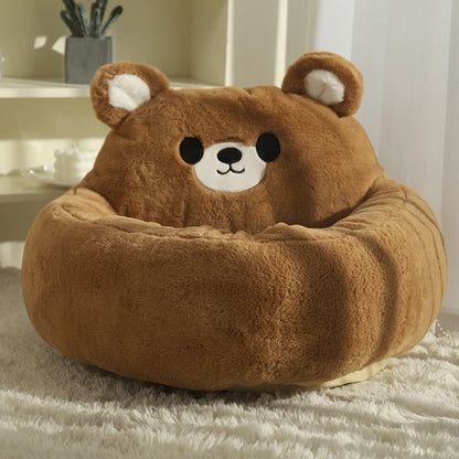 HOOPET Cat Bed Sofa Winter Warm Pet Bed for Small Dogs Cats Thicken Dog Deep Sleeping Bed