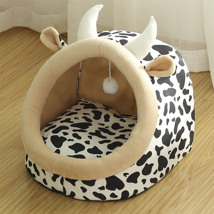 Sweet Cat Bed for Pets, Warm Basket, Cozy Kitten Lounger, Cushion, House Tent,Very Soft, Small Dog Mat