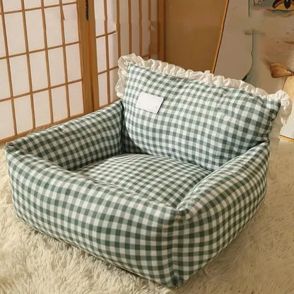 Cats Bed Mats Dogs Sofa Hairy Soft Calmed Dog Bed Winter Warm Cats Nest Pets Bed Comfortable Plush Pet Supplies