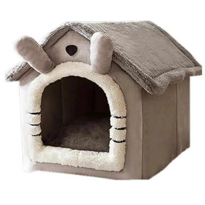 Foldable Sleeping Pet House Removable Washable Cat Cube Hide House Puppy Cave Sofa Pet Bed