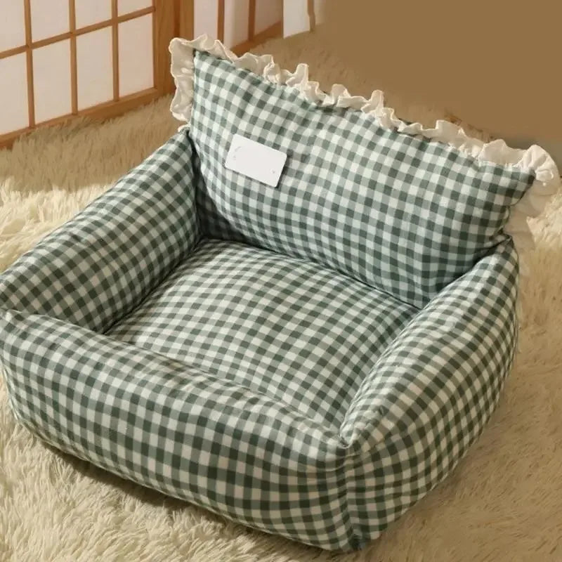 Cats Bed Mats Dogs Sofa Hairy Soft Calmed Dog Bed Winter Warm Cats Nest Pets Bed Comfortable Plush Pet Supplies