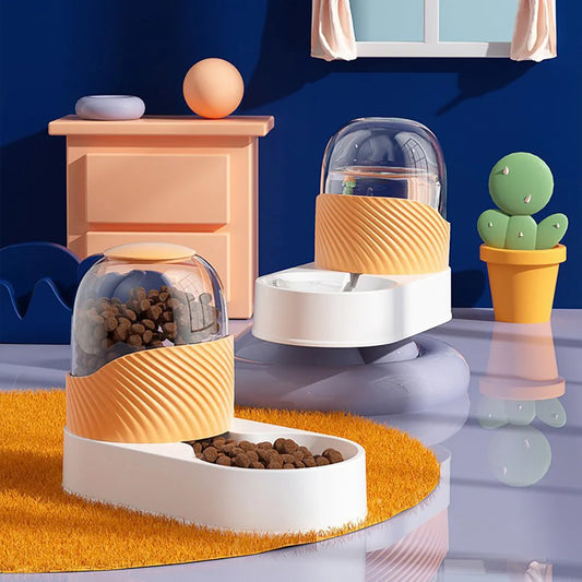 Automatic Pet Feeding Bowls, Cat Water Dispenser,Pets Feeder,3.5L Large Capacity,Dog Food Feeder