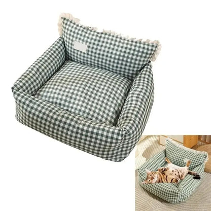 Cats Bed Mats Dogs Sofa Hairy Soft Calmed Dog Bed Winter Warm Cats Nest Pets Bed Comfortable Plush Pet Supplies