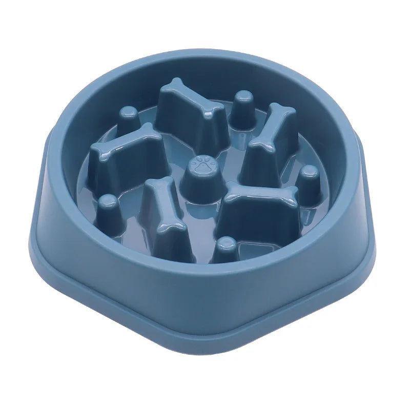 Slow Feeder Dog Bowl Non Slip Cat Dog Slower Food Feeding Dishes Large Small Medium Pet Slow Eat Dishes