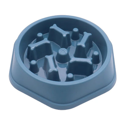 Slow Feeder Dog Bowl Non Slip Cat Dog Slower Food Feeding Dishes Large Small Medium Pet Slow Eat Dishes
