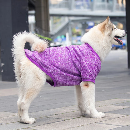 Dog Sweatshirts For Medium and Large Pet Golden Satsuma Huskies Border Collies Autumn and Winter Clothes