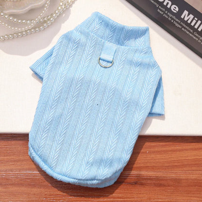 Dog Early Autumn Winter Base Layer Pet Clothes, Dog Apparel, Cat Clothing Supplies, Elastic For Teddy
