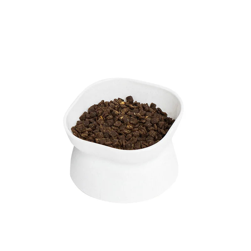 Cat High Foot Ceramics Bowls Small Medium Dog Food Water Feeder Pet Drinking Eating Dishes